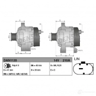 Генератор DENSO 8717613046548 803727 dan1135 0UPG DB - Изображение 3
