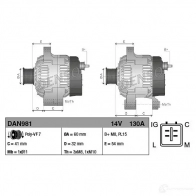 Генератор DENSO 803888 dan981 8717613023624 4D7 CHRG - Изображение 3