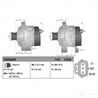 Генератор DENSO dan990 8717613024065 803896 OZ1QI 6W - Изображение 3