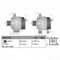 Генератор DENSO 803745 12X2M U 8717613046685 dan1279 - Изображение 3