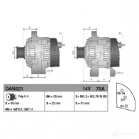 Генератор DENSO YV K1E DAN521 803791 8717613019474 - Изображение 4
