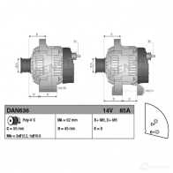 Генератор DENSO 803831 dan636 SKSQT 85 8717613020333 - Изображение 4
