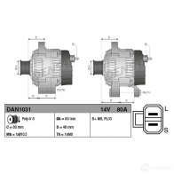 Генератор DENSO DAN1031 803666 00TW 5O1 8717613025680 - Изображение 4