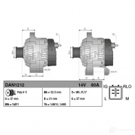 Генератор DENSO 5XY6 YKT DAN1212 8717613046487 803744 - Изображение 3