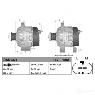 Генератор DENSO 1210433805 KVOEO S DAN1320 8717613045343 - Изображение 3