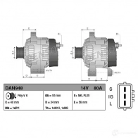 Генератор DENSO ELO WT43 8717613018934 803861 DAN948 - Изображение 3