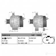 Генератор DENSO 1210433799 DAN1319 8717613045336 OJFG Z - Изображение 3