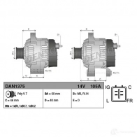 Генератор DENSO 8717613110164 80 ENSE DAN1375 1198075114 - Изображение 8