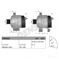 Генератор DENSO 803840 U61F4U U DAN655 8717613019306 - Изображение 3