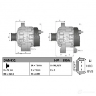 Генератор DENSO dan932 8717613019627 803848 GMV6 C - Изображение 3