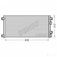 Радиатор кондиционера DENSO DCN12006 5X0R S Iveco Daily 3 Фургон 35 S 14 136 л.с. 2005 – 2006 8717613496374