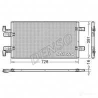 Радиатор кондиционера DENSO C P44K Opel Vivaro (A) 1 Фургон 2.5 CDTI (F7) 114 л.с. 2006 – 2025 DCN20019