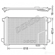 Радиатор кондиционера DENSO DCN17035 8717613400449 6SDA9 V Mercedes C-Class (S204) 3 Универсал 3.0 C 350 CDI (2025) 231 л.с. 2009 – 2014