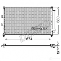 Радиатор кондиционера DENSO 8717613490099 LB NOL4X DCN40014 1210440927