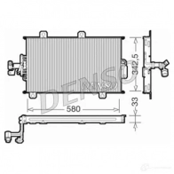 Радиатор кондиционера DENSO 804398 VN63 DL 8717613456071 DCN09140