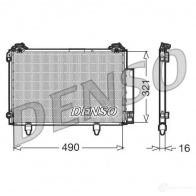 Радиатор кондиционера DENSO 804687 8717613456583 XYSXI MO DCN50002