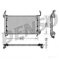 Радиатор кондиционера DENSO Fiat Multipla (186) 1 Минивэн 1.9 JTD 115 115 л.с. 2002 – 2010 AV WQRY DCN09082 8717613455852
