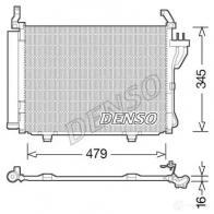 Радиатор кондиционера DENSO 804643 8Q9 LN 8717613490167 DCN41002