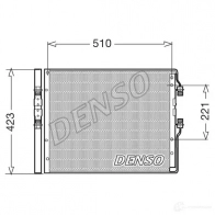 Радиатор кондиционера DENSO DCN12101 NGXO A 1210439879 8717613494141