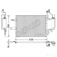 Радиатор кондиционера DENSO DCN20026 1 OT81I8 804510 8717613489314