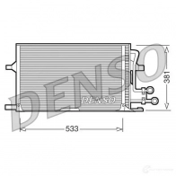 Радиатор кондиционера DENSO DCN10003 8717613456293 T8IXP B Ford Mondeo 1 (FD, GBP) Седан 2.5 i 24V 170 л.с. 1994 – 1996