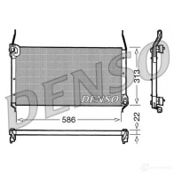 Радиатор кондиционера DENSO Fiat Brava (182) 1 Хэтчбек 1.6 16V (182.BB) 103 л.с. 1996 – 2001 L0 0N49 DCN09017 8717613455661