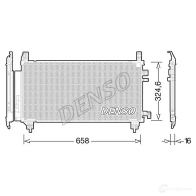 Радиатор кондиционера DENSO 8717613486573 DCN50046 6 VTDFJ Toyota Yaris (XP90) 2 2005 – 2011