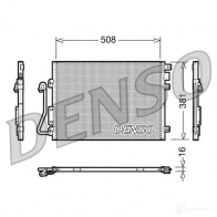 Радиатор кондиционера DENSO HX3N 24 804624 8717613479827 DCN37001