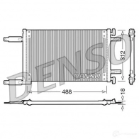 Радиатор кондиционера DENSO Fiat Doblo (223) 1 Фургон 1.3 JTD 16V 70 л.с. 2004 – 2006 OE35 3BU DCN09041 8717613455739