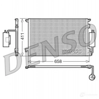 Радиатор кондиционера DENSO 8717613454824 MXSKL R7 DCN20034 Opel Vectra (C) 3 Универсал 1.9 CDTI (F35) 100 л.с. 2005 – 2008