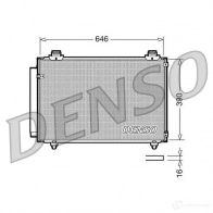 Радиатор кондиционера DENSO 9 QAJF Toyota Corolla Verso (AR10) 1 Минивэн 1.8 (ZNR11) 129 л.с. 2004 – 2009 DCN50035 8717613480656