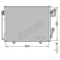 Радиатор кондиционера DENSO 8717613491713 Mitsubishi Pajero Classic DCN45005 4W3 BYSA