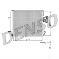 Радиатор кондиционера DENSO Ford Mondeo 4 (CA2, BA7) Универсал 1.8 TDCi 125 л.с. 2007 – 2012 8717613480311 E9TQL I0 DCN10016
