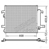 Радиатор кондиционера DENSO 1437345437 DCN09124 OJ 0JQ