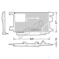 Радиатор кондиционера DENSO 8717613485354 804483 DCN17024 L8QY Z