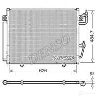 Радиатор кондиционера DENSO GTF C0 DCN45009 1437362860