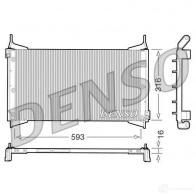 Радиатор кондиционера DENSO Fiat 8717613455616 DCN09012 IQU QD5U