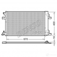 Радиатор кондиционера DENSO 804491 8717613491850 DCN20002 H HS532