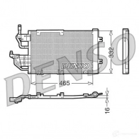 Радиатор кондиционера DENSO DCN20013 L DTZZG Opel Astra (H) 3 Хэтчбек 1.7 CDTI (L48) 100 л.с. 2004 – 2010 8717613454718