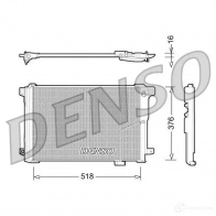 Радиатор кондиционера DENSO 8717613454503 HM3G TK Mercedes CLS (W218) 2 2010 – 2018 DCN17005