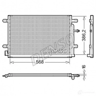 Радиатор кондиционера DENSO PW ER9B Audi A4 (B7) 3 Универсал 2.0 Tdi 163 л.с. 2006 – 2008 8717613499122 DCN02038