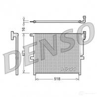 Радиатор кондиционера DENSO DCN05001 804302 M 0NJ63 8717613479506