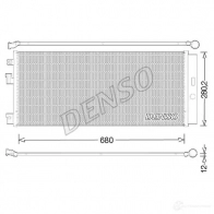 Радиатор кондиционера DENSO 6 JS6J 804508 dcn20023 8717613496923