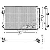 Радиатор кондиционера DENSO 6PJ 60 Kia Rio DCN41022