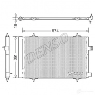 Радиатор кондиционера DENSO Peugeot 407 1 (6D) Седан 2.0 HDi 140 л.с. 2009 – 2010 8717613489352 U9SF5P E DCN21019