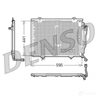 Радиатор кондиционера DENSO 8717613454527 M8B P243 DCN17012 804471