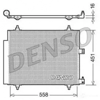 Радиатор кондиционера DENSO 8717613479711 DCN21005 Fiat Ulysse (179) 2 Минивэн 2.0 136 л.с. 2002 – 2011 9XB Z3B