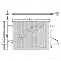 Радиатор кондиционера DENSO D8YL AM0 DCN10027 8717613489178 804427