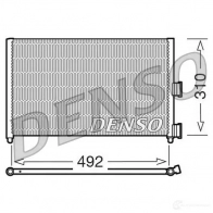 Радиатор кондиционера DENSO 8717613455821 DCN09071 CVSR5 H Fiat Punto (188) 2 Хэтчбек 1.9 JTD 101 л.с. 2003 – 2012
