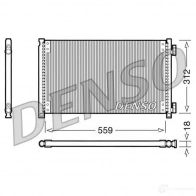 Радиатор кондиционера DENSO 8717613455982 804389 DCN09100 OZWPJ P